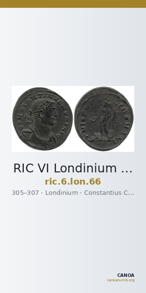 RIC VI Londinium 66 — CANOA