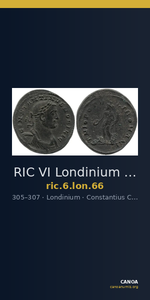 RIC VI Londinium 66 — CANOA