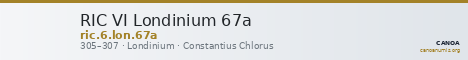 RIC VI Londinium 67a — CANOA
