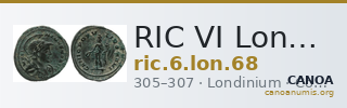 RIC VI Londinium 68 — CANOA