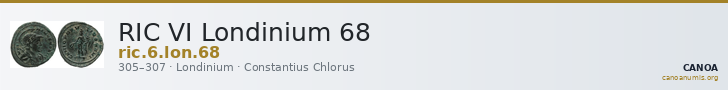 RIC VI Londinium 68 — CANOA