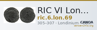 RIC VI Londinium 69 — CANOA