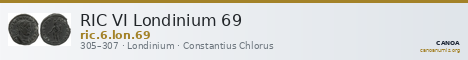RIC VI Londinium 69 — CANOA