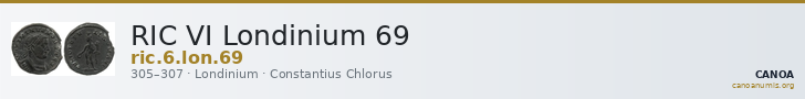 RIC VI Londinium 69 — CANOA