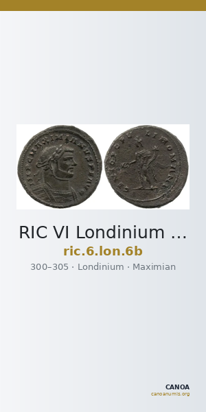 RIC VI Londinium 6b — CANOA