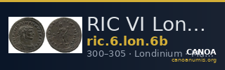 RIC VI Londinium 6b — CANOA