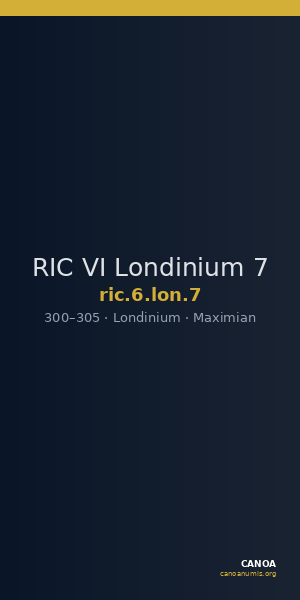 RIC VI Londinium 7 — CANOA