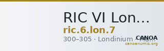 RIC VI Londinium 7 — CANOA