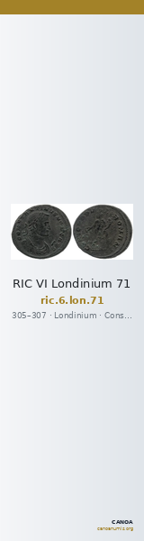 RIC VI Londinium 71 — CANOA