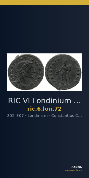 RIC VI Londinium 72 — CANOA
