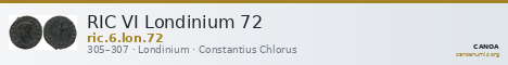 RIC VI Londinium 72 — CANOA