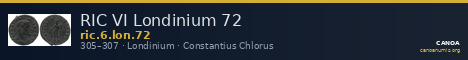 RIC VI Londinium 72 — CANOA