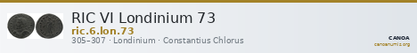 RIC VI Londinium 73 — CANOA