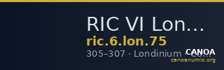 RIC VI Londinium 75 — CANOA