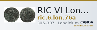 RIC VI Londinium 76a — CANOA