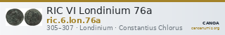 RIC VI Londinium 76a — CANOA