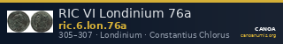 RIC VI Londinium 76a — CANOA