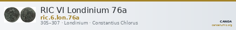 RIC VI Londinium 76a — CANOA