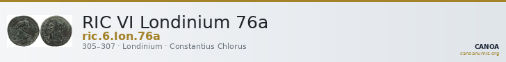 RIC VI Londinium 76a — CANOA