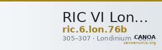 RIC VI Londinium 76b — CANOA