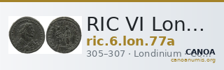 RIC VI Londinium 77a — CANOA