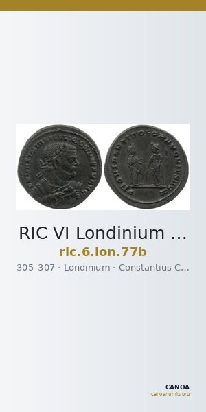 RIC VI Londinium 77b — CANOA
