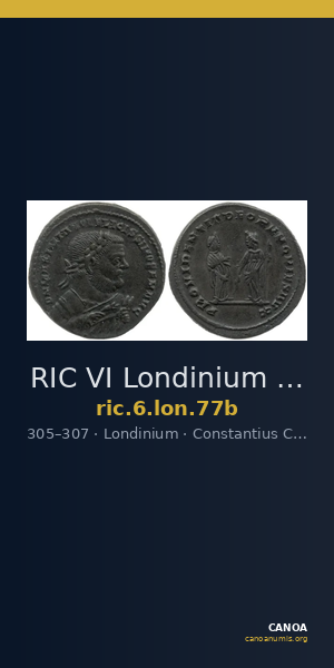 RIC VI Londinium 77b — CANOA