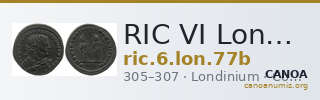 RIC VI Londinium 77b — CANOA
