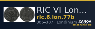 RIC VI Londinium 77b — CANOA
