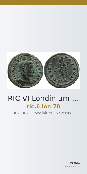 RIC VI Londinium 78 — CANOA