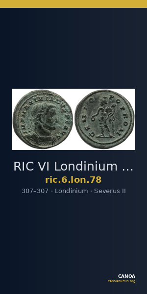 RIC VI Londinium 78 — CANOA