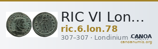 RIC VI Londinium 78 — CANOA