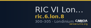 RIC VI Londinium 8 — CANOA