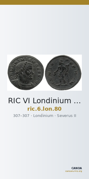RIC VI Londinium 80 — CANOA