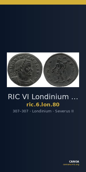 RIC VI Londinium 80 — CANOA