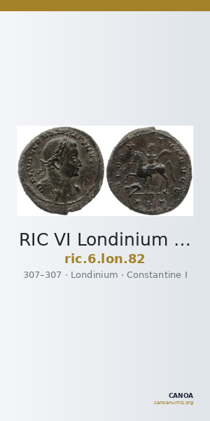 RIC VI Londinium 82 — CANOA