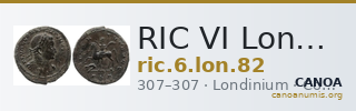 RIC VI Londinium 82 — CANOA