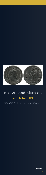 RIC VI Londinium 83 — CANOA