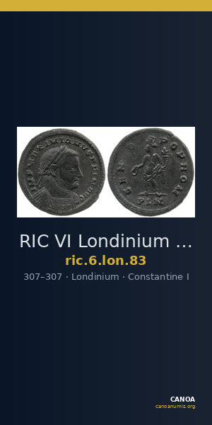 RIC VI Londinium 83 — CANOA