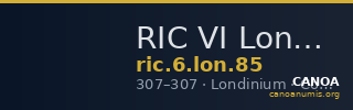 RIC VI Londinium 85 — CANOA
