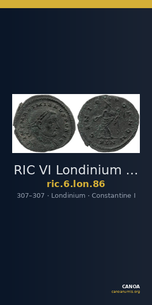 RIC VI Londinium 86 — CANOA