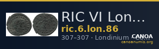 RIC VI Londinium 86 — CANOA
