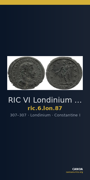 RIC VI Londinium 87 — CANOA