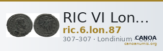 RIC VI Londinium 87 — CANOA
