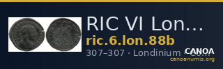 RIC VI Londinium 88b — CANOA