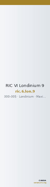 RIC VI Londinium 9 — CANOA