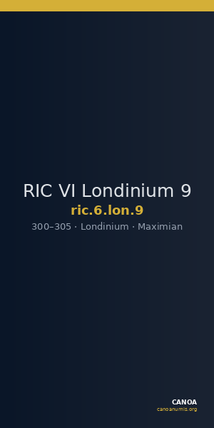 RIC VI Londinium 9 — CANOA