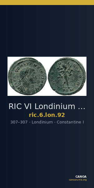 RIC VI Londinium 92 — CANOA