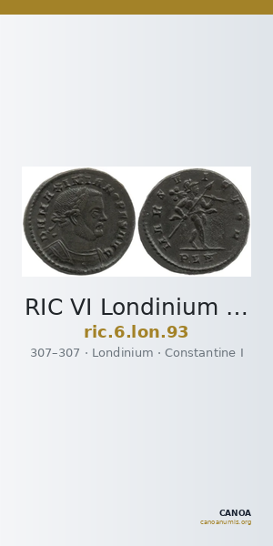 RIC VI Londinium 93 — CANOA