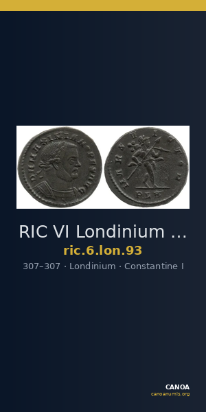RIC VI Londinium 93 — CANOA